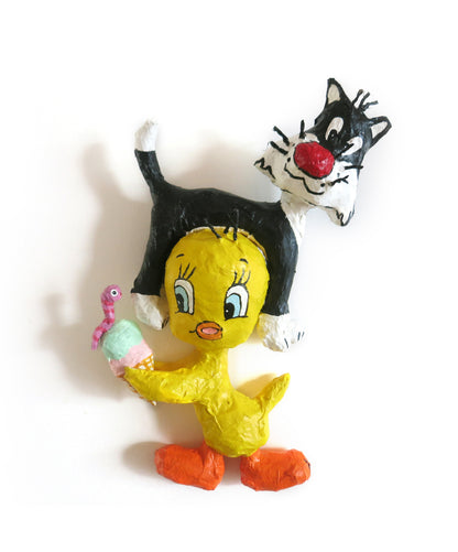 Kim Baise - Tweety Bird with Puddy Tat Hat
