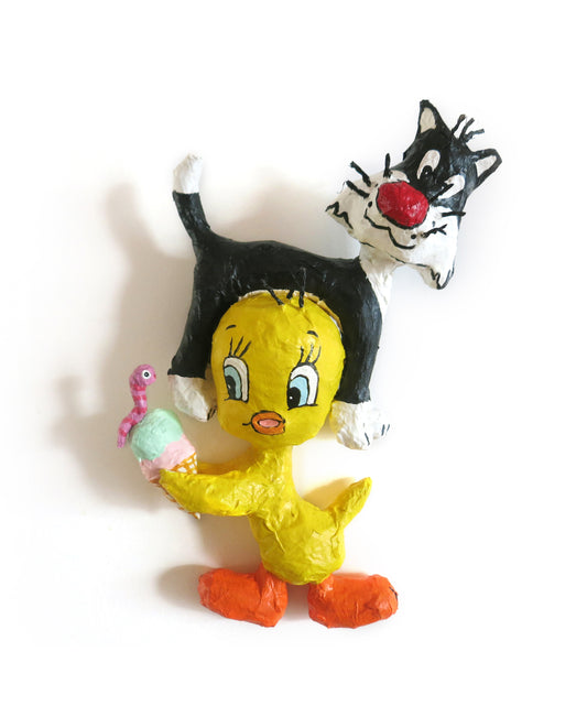 Kim Baise - Tweety Bird with Puddy Tat Hat
