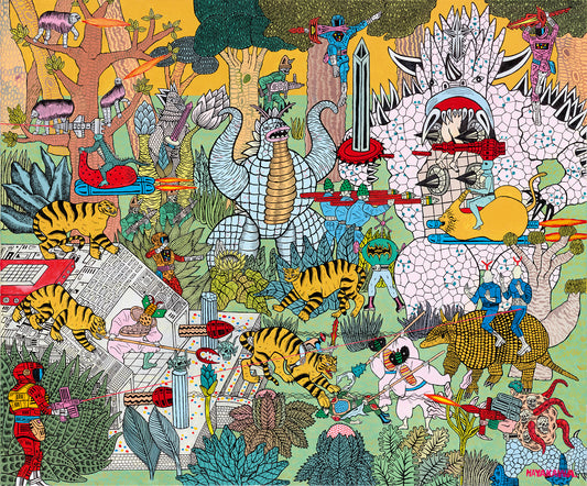 Motohiro Hayakawa - Jungle Monster vs Superhero