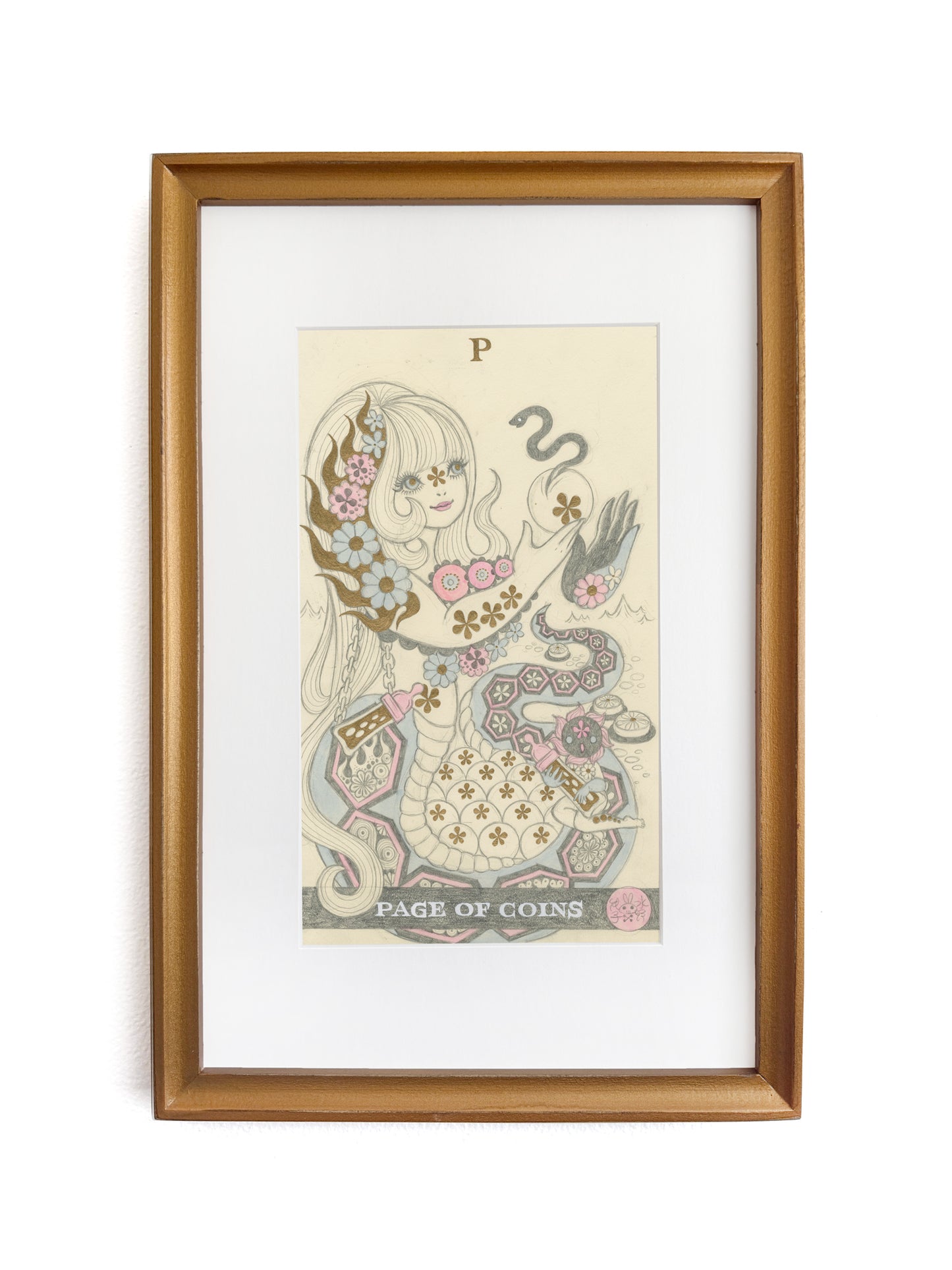 Junko Mizuno - Page Of Coins: Snake Mother