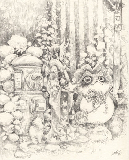Mall - Postbox Spirits drawing