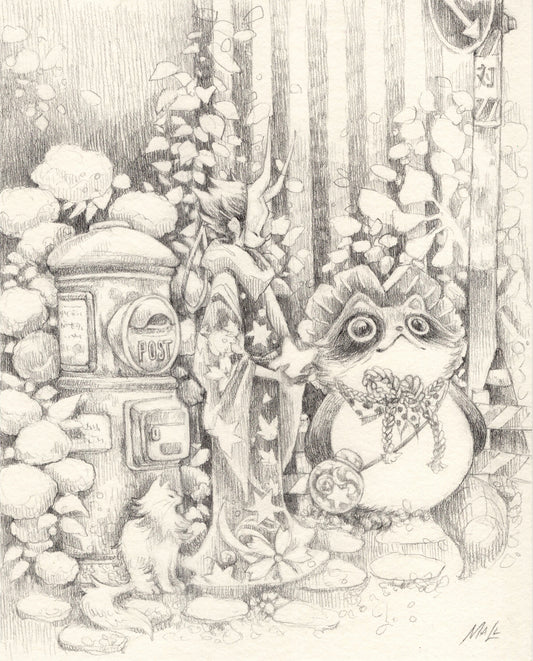 Mall - Postbox Spirits drawing