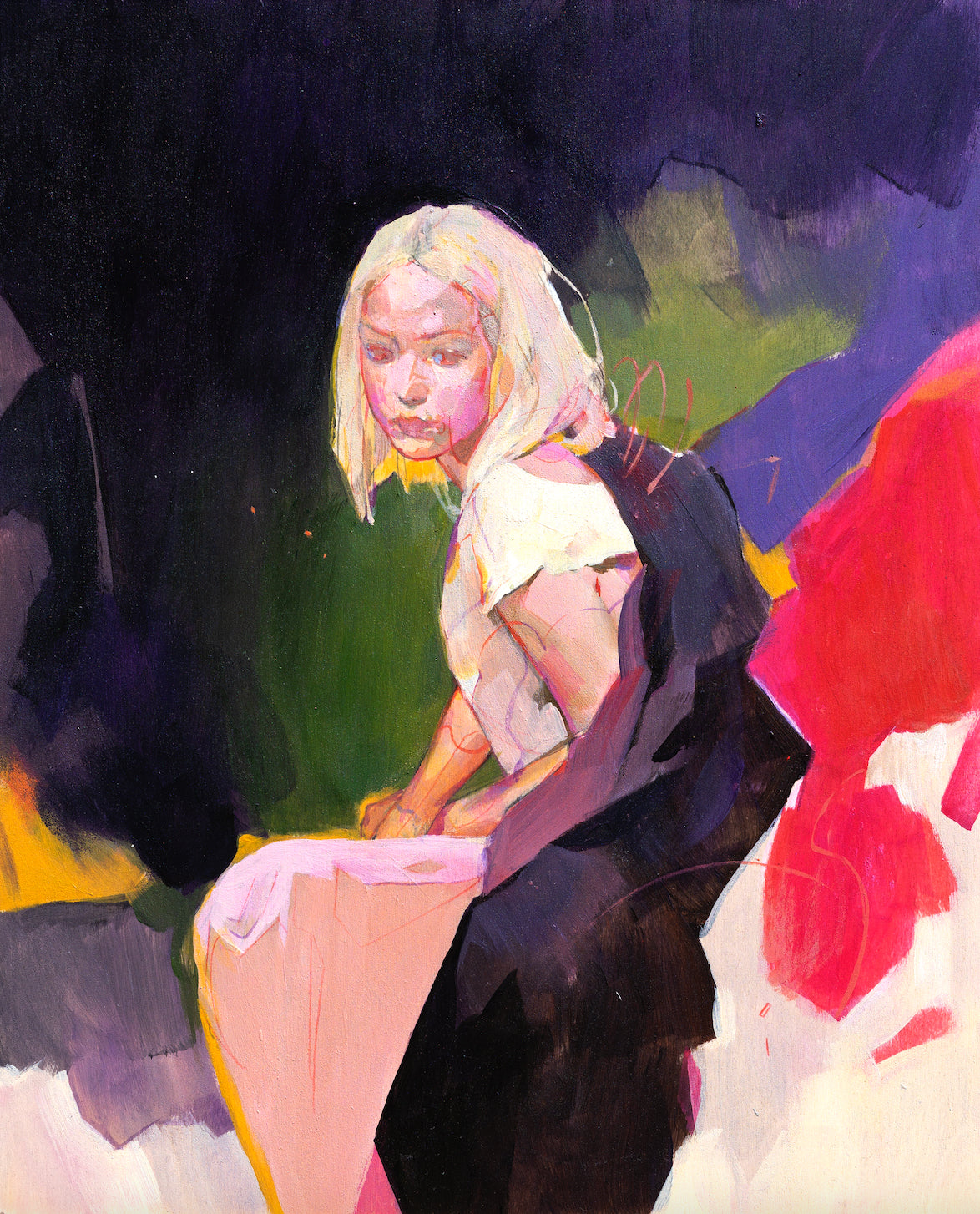 Eliza Ivanova - Seated Blonde I