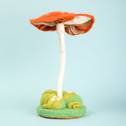 Cat Rabbit - Orange Cap Mushroom