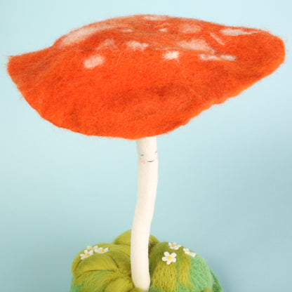 Cat Rabbit - Orange Cap Mushroom