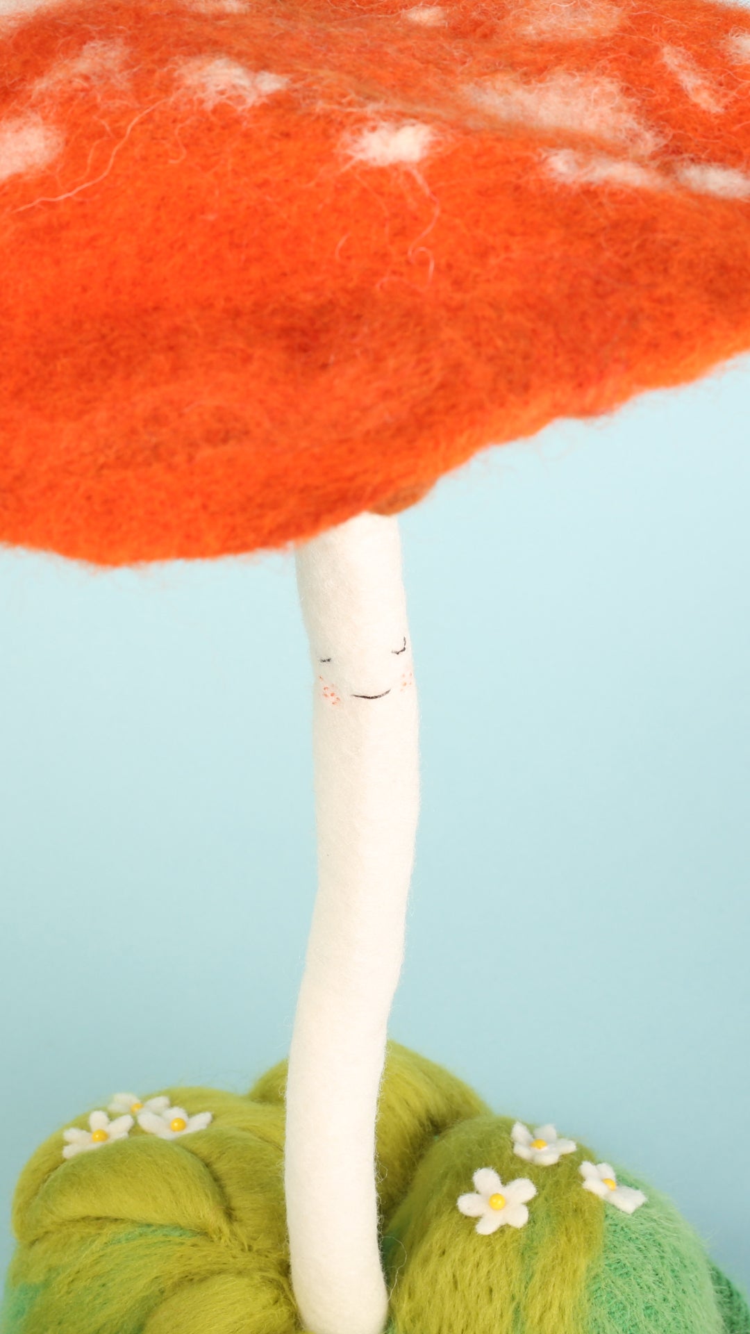 Cat Rabbit - Orange Cap Mushroom