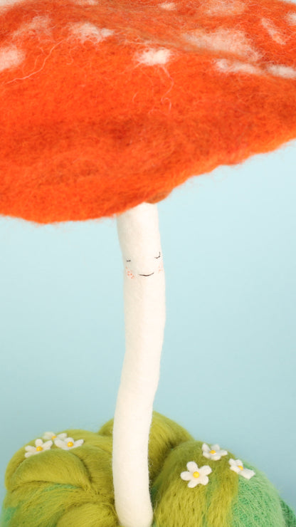 Cat Rabbit - Orange Cap Mushroom