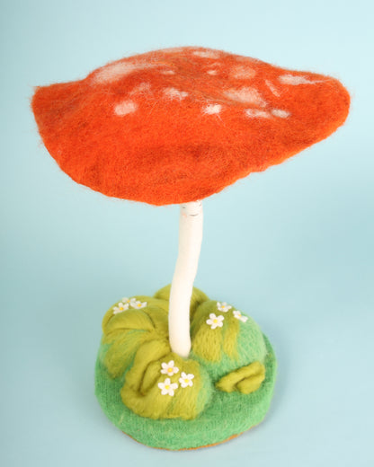 Cat Rabbit - Orange Cap Mushroom