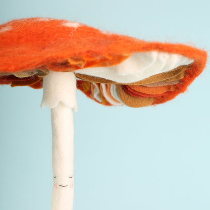 Cat Rabbit - Orange Cap Mushroom