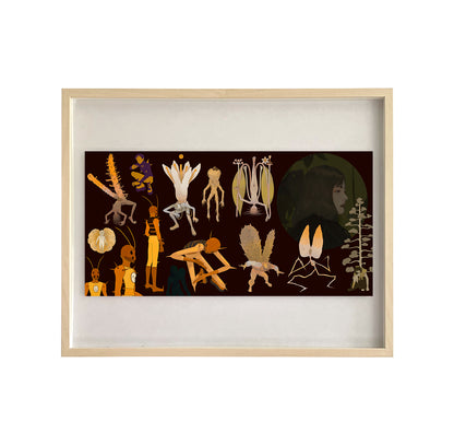 Jesus Benitezf - Code X Framed Print