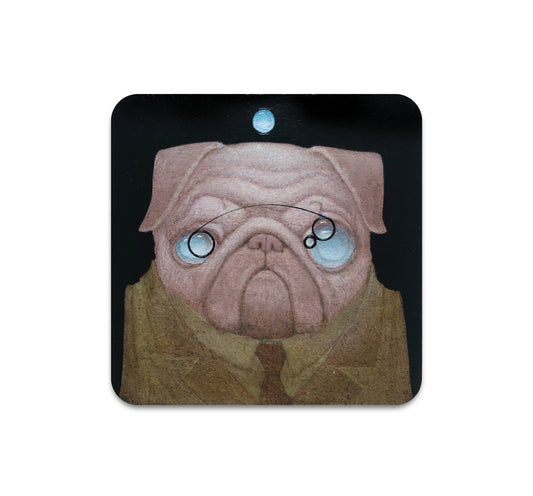 S3 Bill Carman - Pug Eyes Coaster