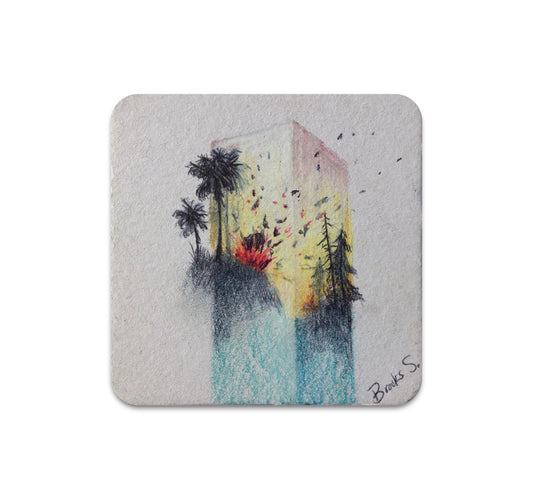 S3 Brooks Salzwedel - L.A. Explosion in Square Coaster