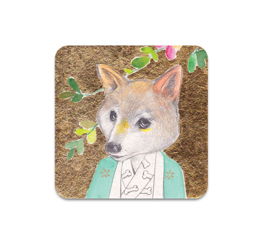 S3 Helice Wen - Samurai on Bisuito #2 Coaster