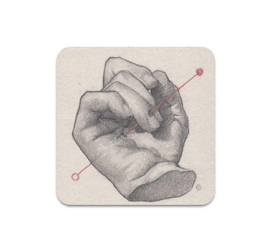 S3 James Taylor Gray - Untitled 2 Coaster