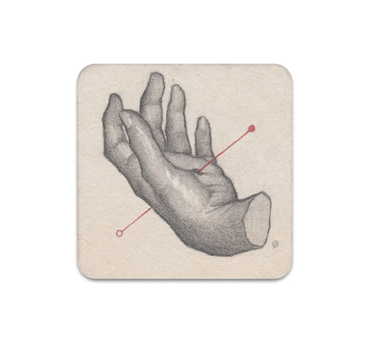 S3 James Taylor Gray - Untitled 4 Coaster