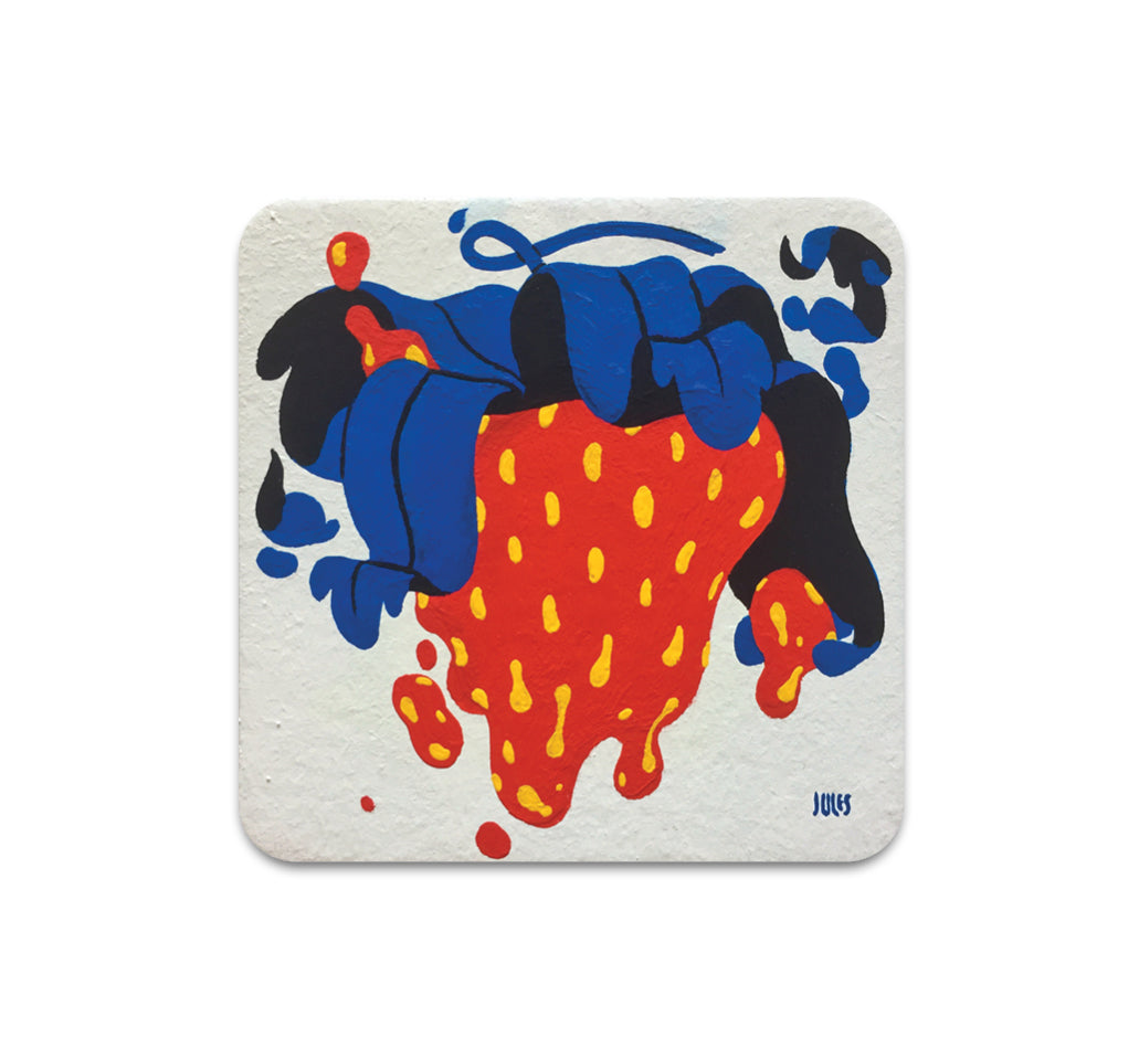 S3 ジュリアン カロス - ストロベリー 1 コースター