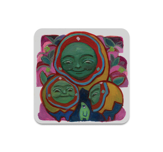 S3 Julie Benbassat - Floral Guards Coaster
