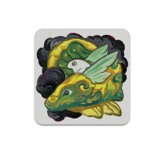 S3 Julie Benbassat - Shy Friends Coaster