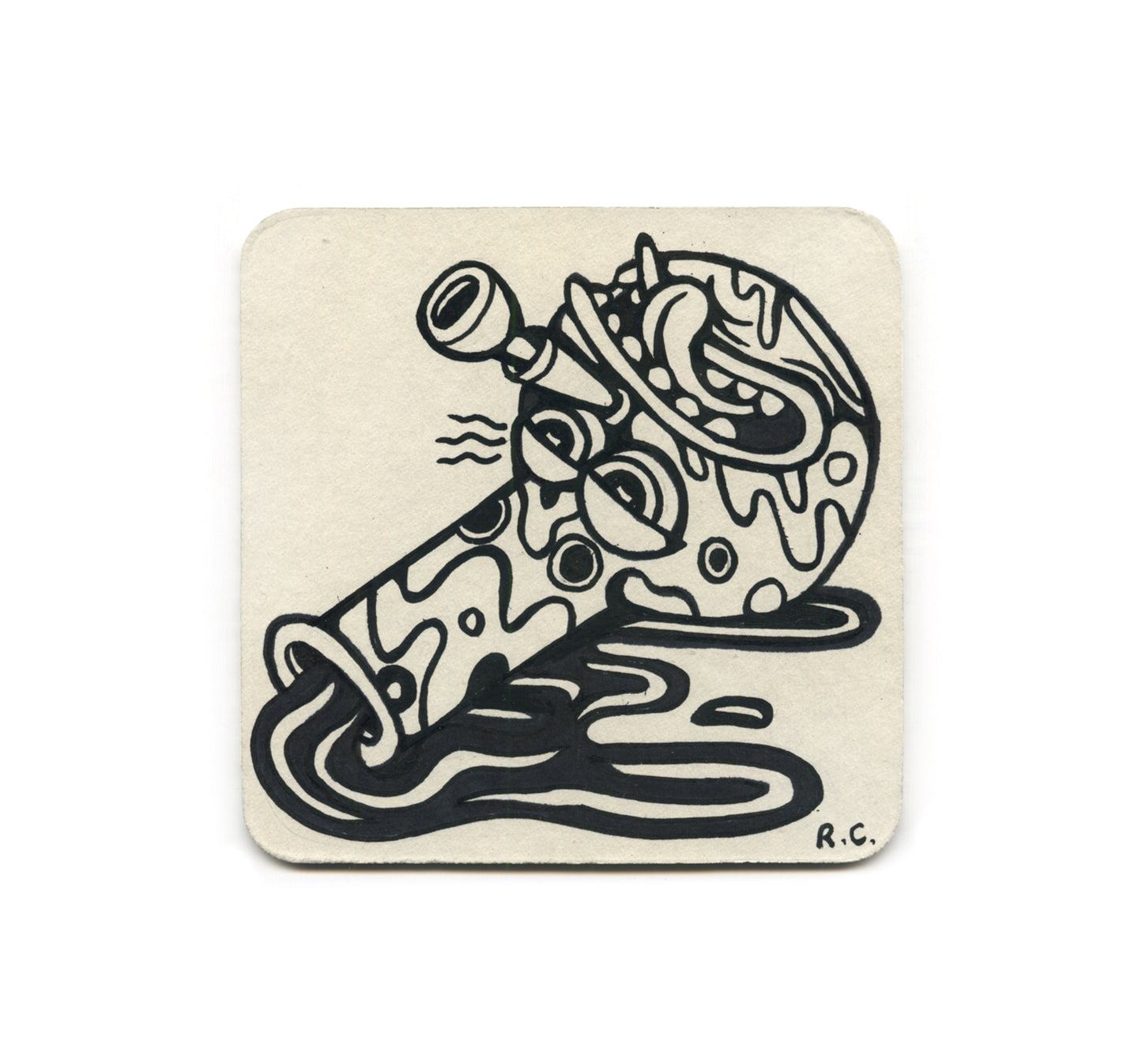 S2 キラー アシッド - こぼれたボング コースター