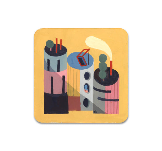 S3 Lia Tin - Dwelling 3 Coaster