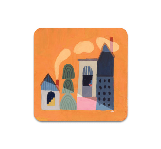 S3 Lia Tin - Dwelling 5 Coaster