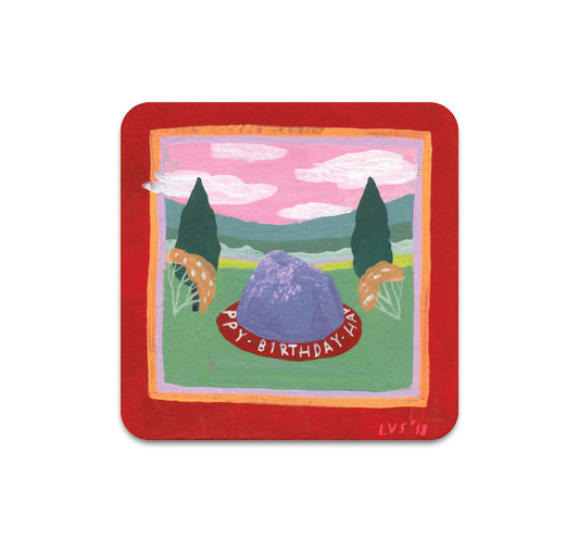 S3 Lindsay Stripling - Happy Birthday Coaster