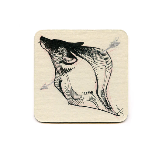 S1 Natalie Hall - Shots Coaster