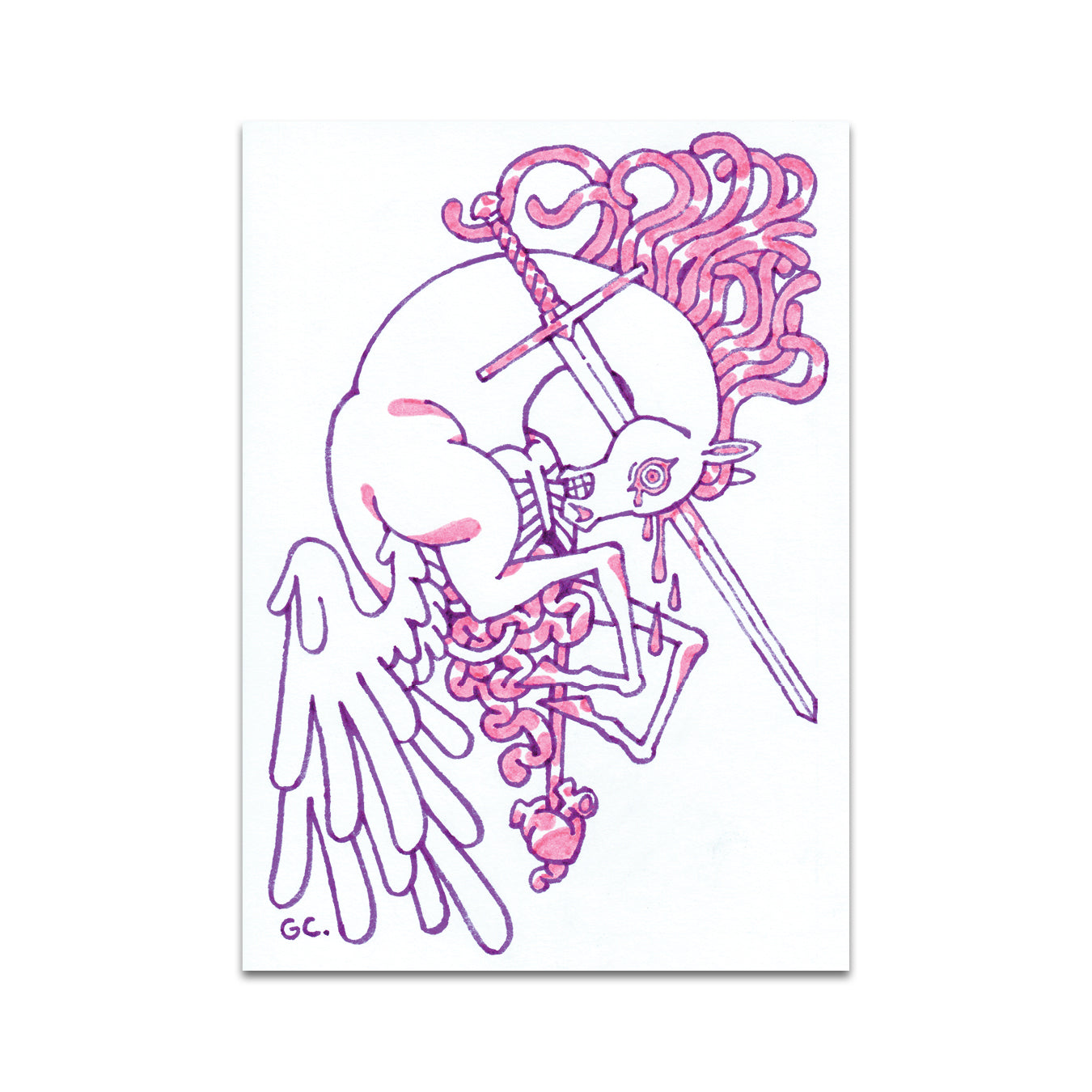 P6 ジェニス・チャン - ポストカード 1