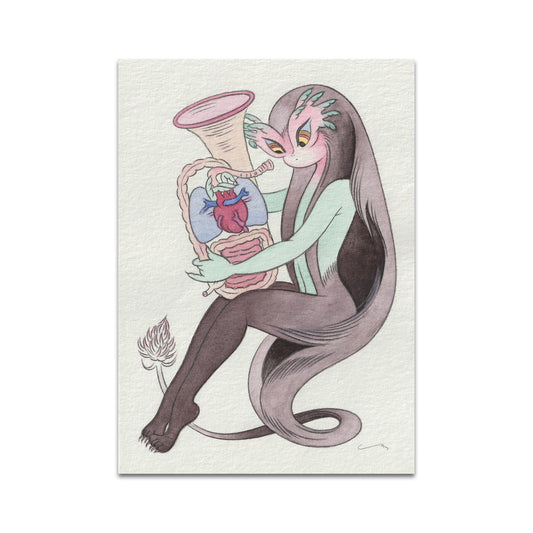 P6 Sasaku Kusuriyubi - Postcard 1