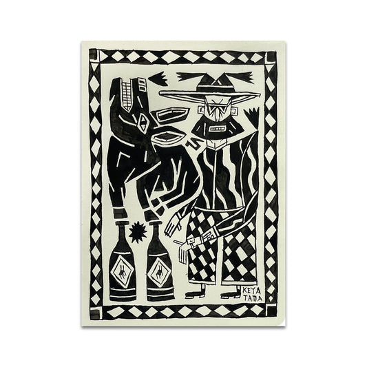 P6 芥屋たま - ポストカード1