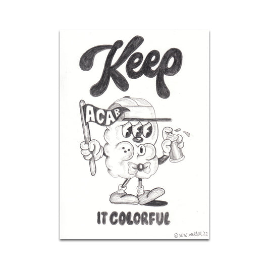 P7 - Yeye Weller Postcard 1