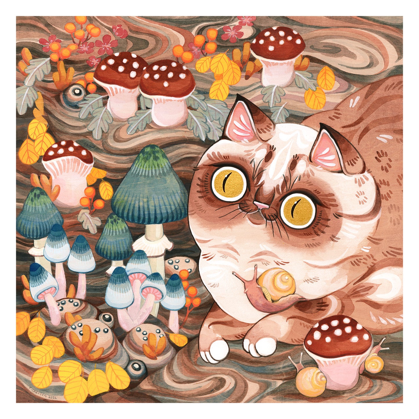 Paper Puffin - Slow Take Print