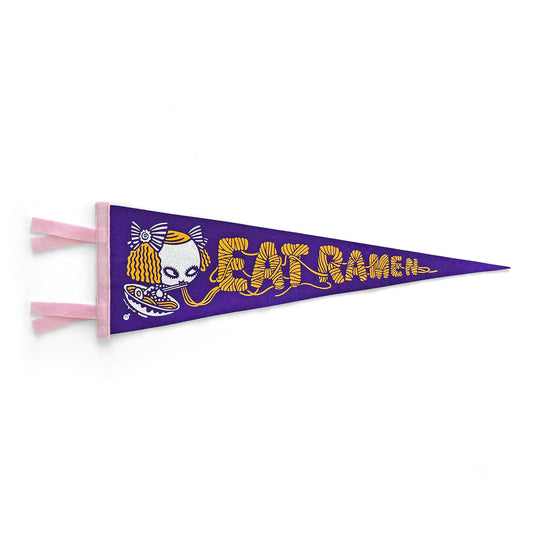 Mizna Wada - Eat Ramen Pennant