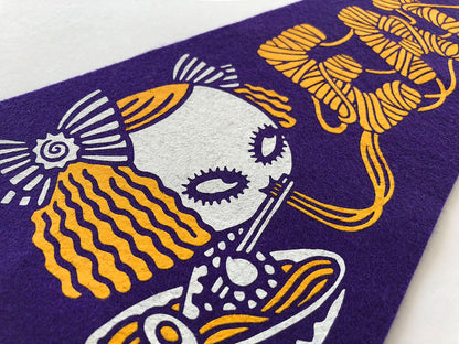 和田水菜 - ラーメンペナントを食べる