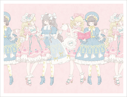 Kira Imai - Neverending Tea Party Print