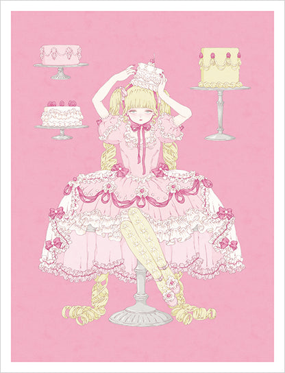 Kira Imai - Cherry Cake Dress Print