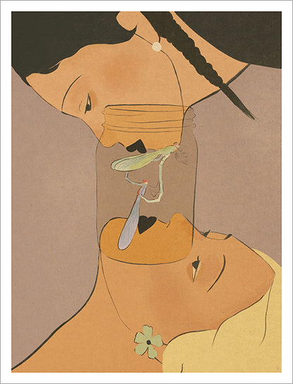 Lea Woo - ガールズ ラブ ガールズ プリント