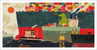 Nik Henderson - Big Lizard Print