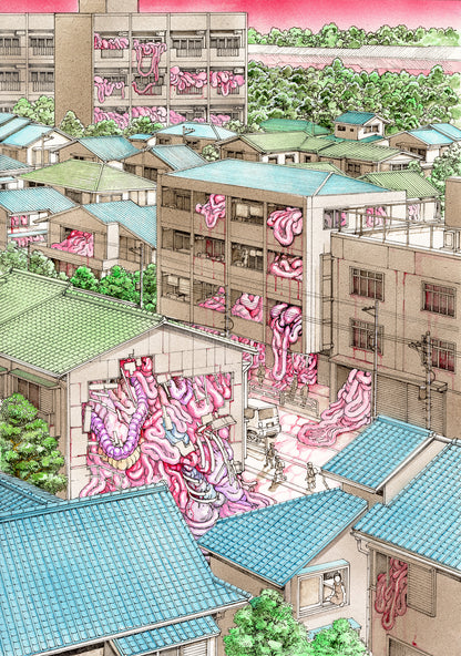 Shintaro Kago - Town at Dusk
