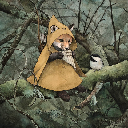 リリー・セイカ・ジョーンズ - パンフルートプリント