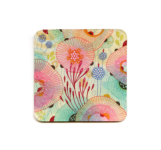 S1 Yellena James - Floral 2 Coaster