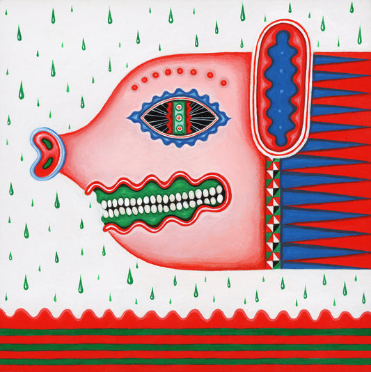 前田優 - 雨の中の豚