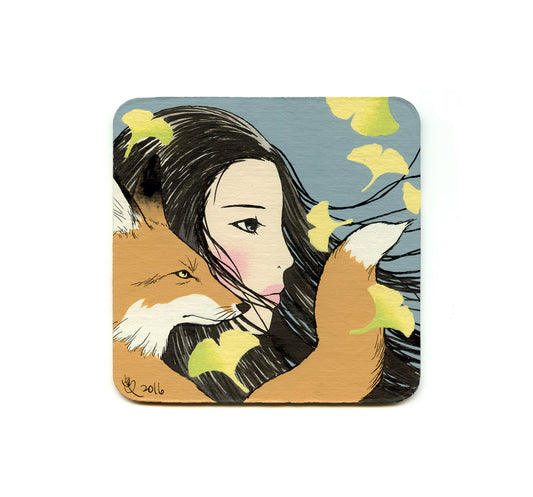 S1 Yumiko Kayukawa - Ichou (Ginkgo) Coaster
