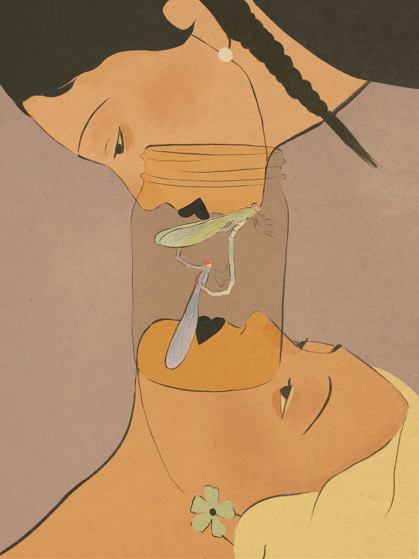 Lea Woo - ガールズ ラブ ガールズ プリント