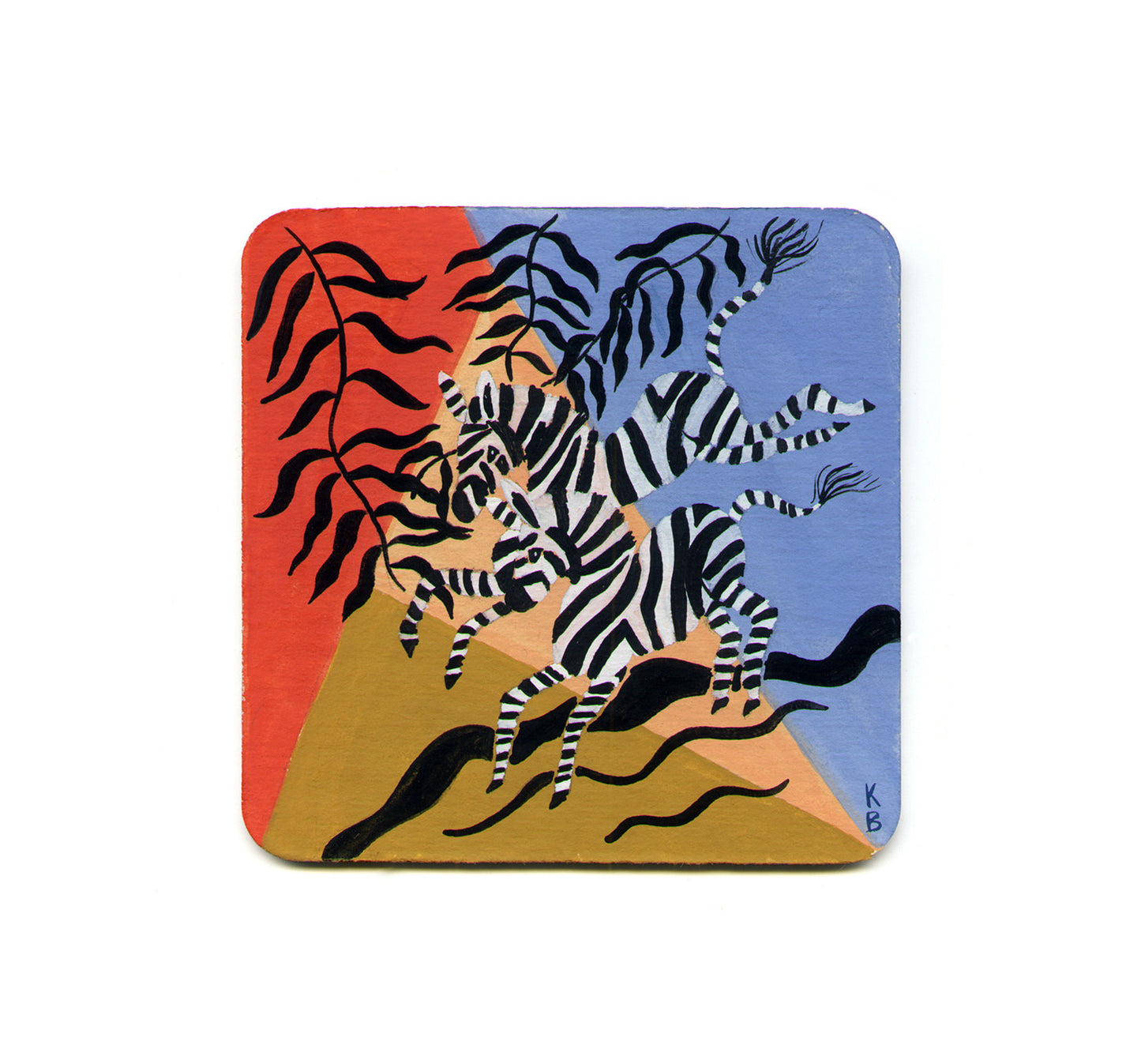 S1 Keiko Brodeur - Zebras Coaster
