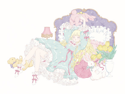 Kira Imai - Draped Framed Print