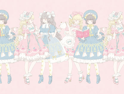 Kira Imai - Neverending Tea Party Framed Print