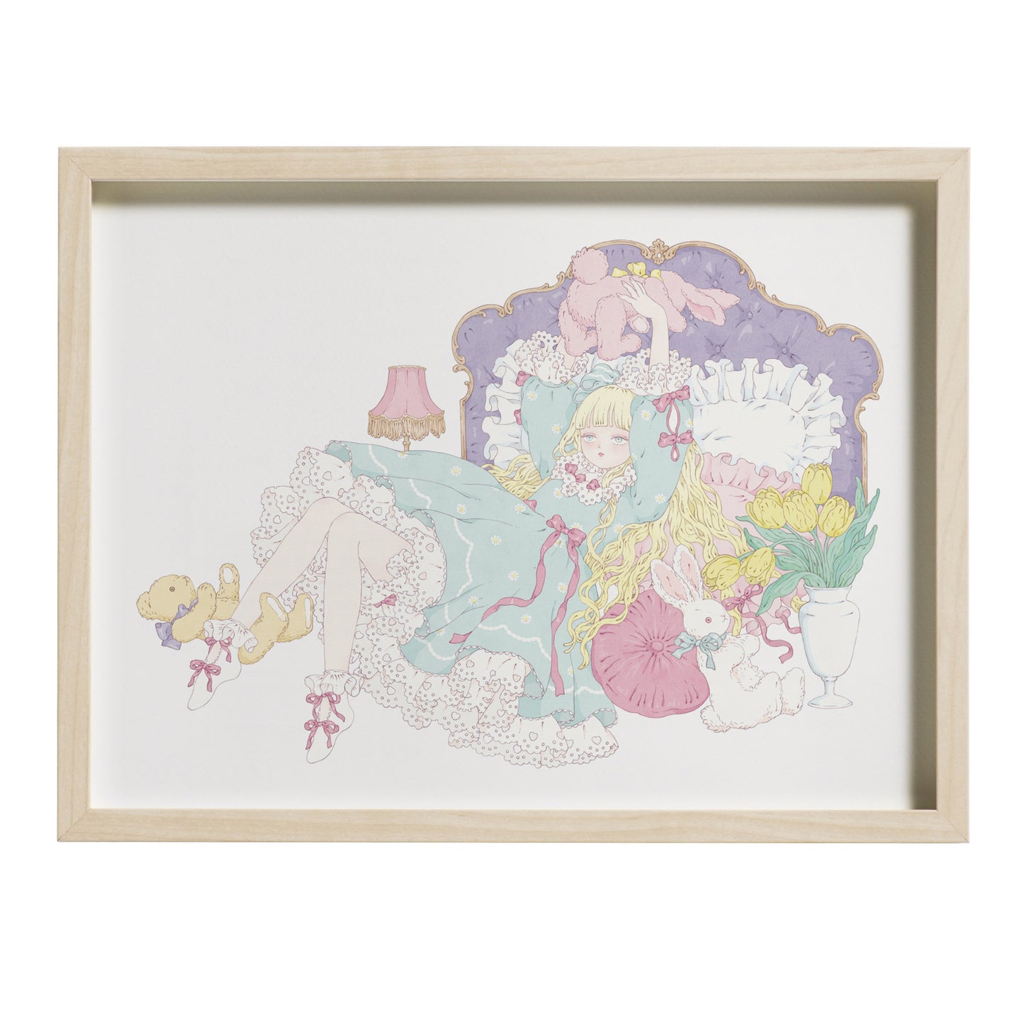 Kira Imai - Draped Framed Print