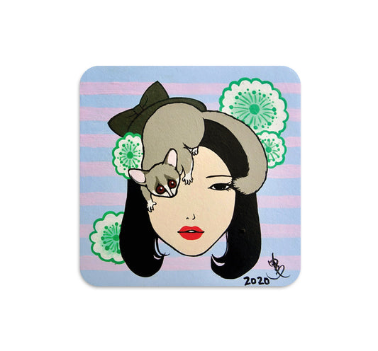 S5 粥川由美子 - コースター1枚