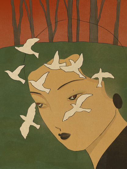 Lea Woo - 視線プリント